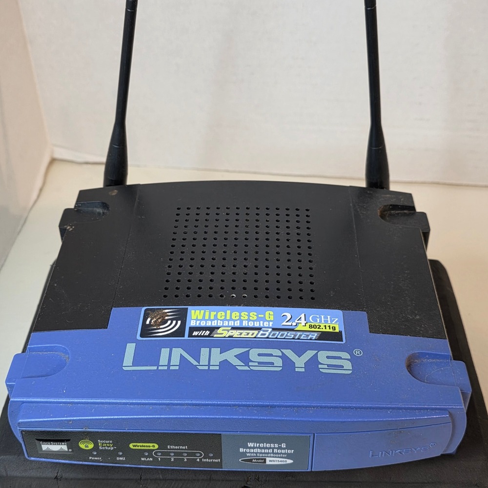 Linksys WRT54GS V7.2 Wireless-G Broadband Router with SpeedBooster 2.4GHz